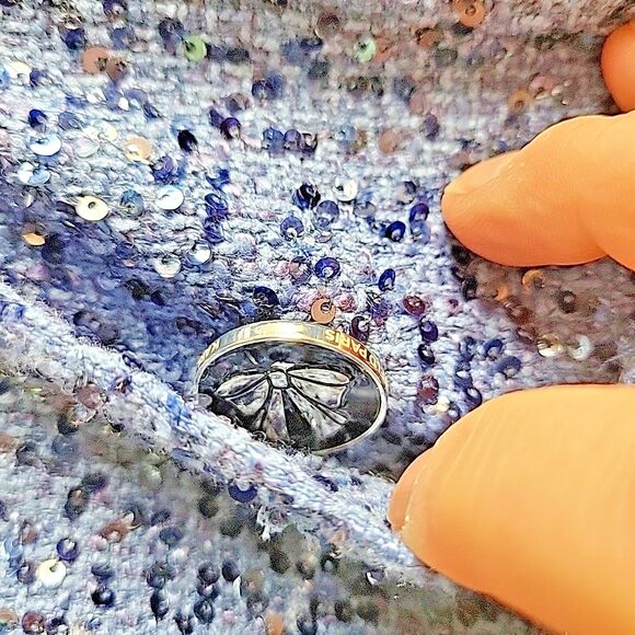 Karl Lagerfeld Paris Women's Blue Skirt Front Pockets Sequin Sparkle Size 14 NEW - Picture 4 of 12